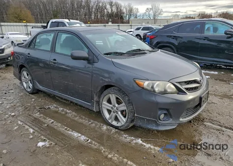 2013 Toyota Corolla Base from USA, damaged, VIN 2T1BU4EE2DC050287